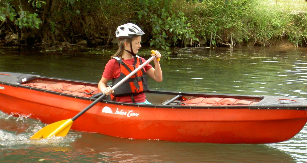 Open Canoe Wildwassercanadier Rodeo Indian Canoe Bild 2